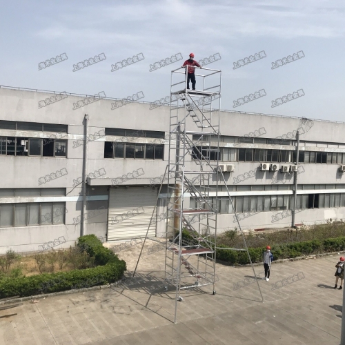 5層腳手架搭建測試實(shí)物圖