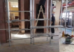 鋁合金圓管單管服飾展架案例